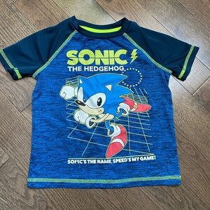 Sonic the hedgehog jumping beans active t-shirt kids size 4